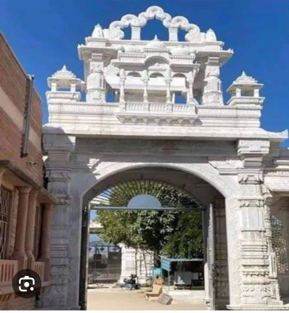 Marble and stone art Marble entrance gate
