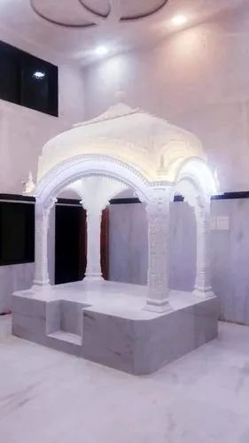 Marble paalki saaheb in gurudwara