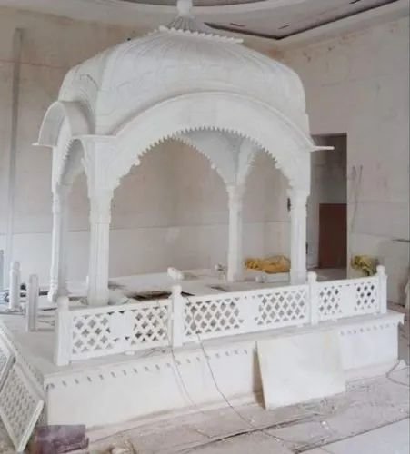 Marble paalki saaheb in gurudwara