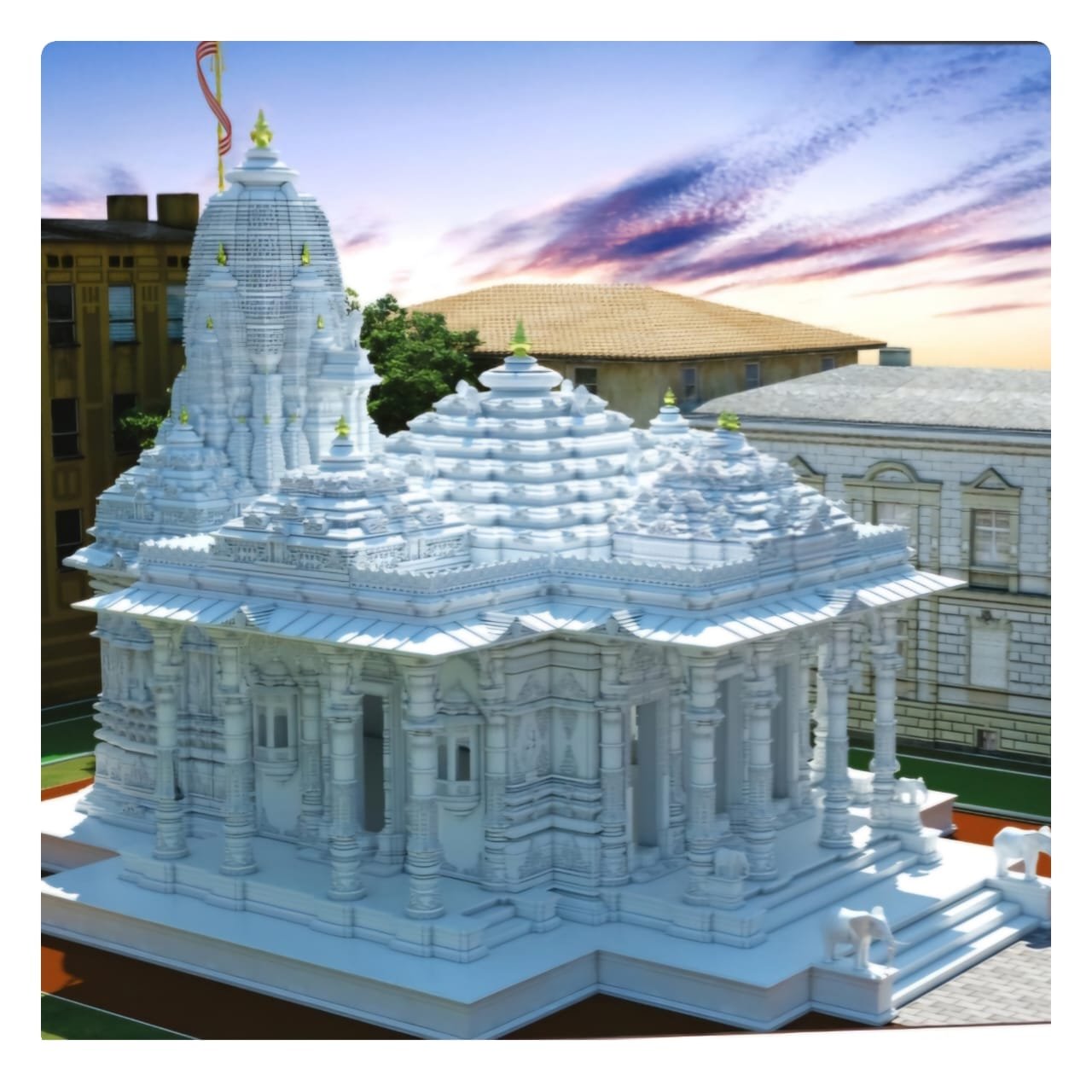 Medium size outdoor Temple