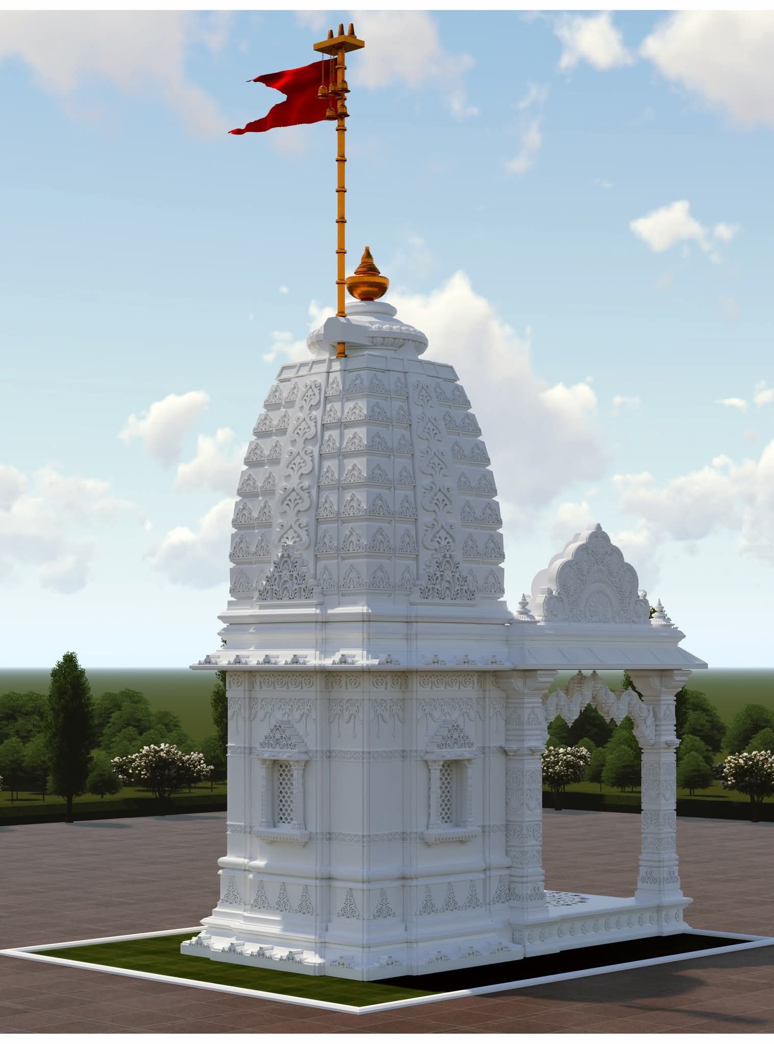 Medium size outdoor Temple