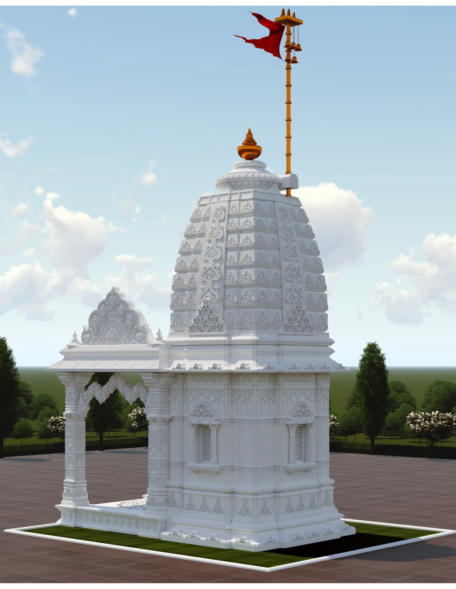 Medium size outdoor Temple