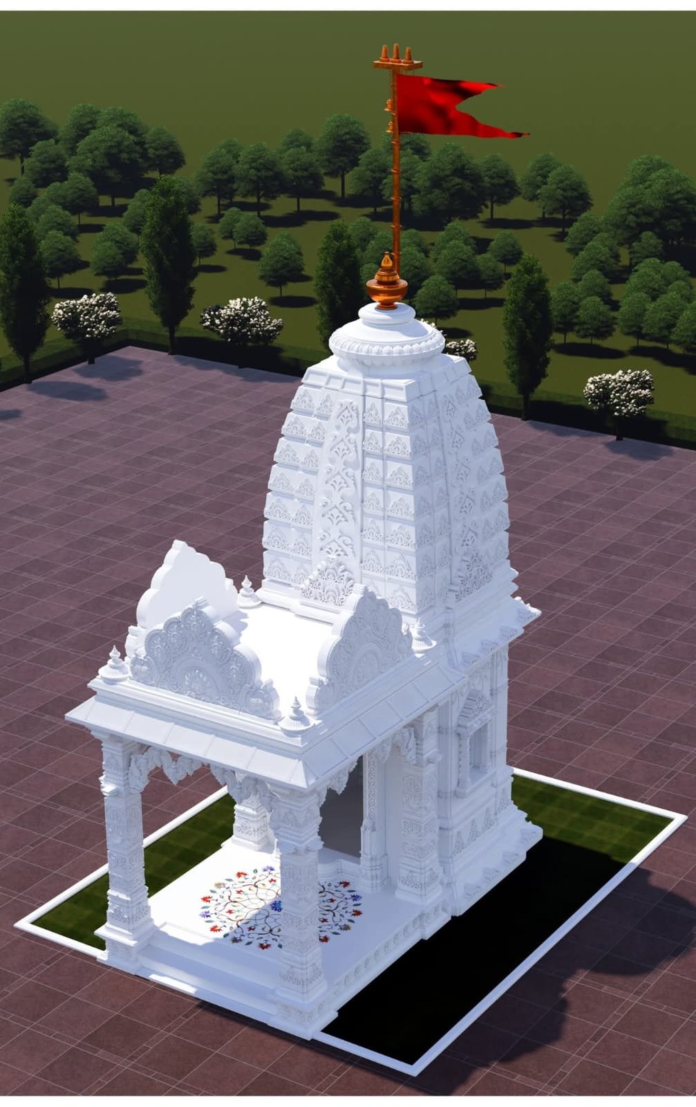 Medium size outdoor Temple