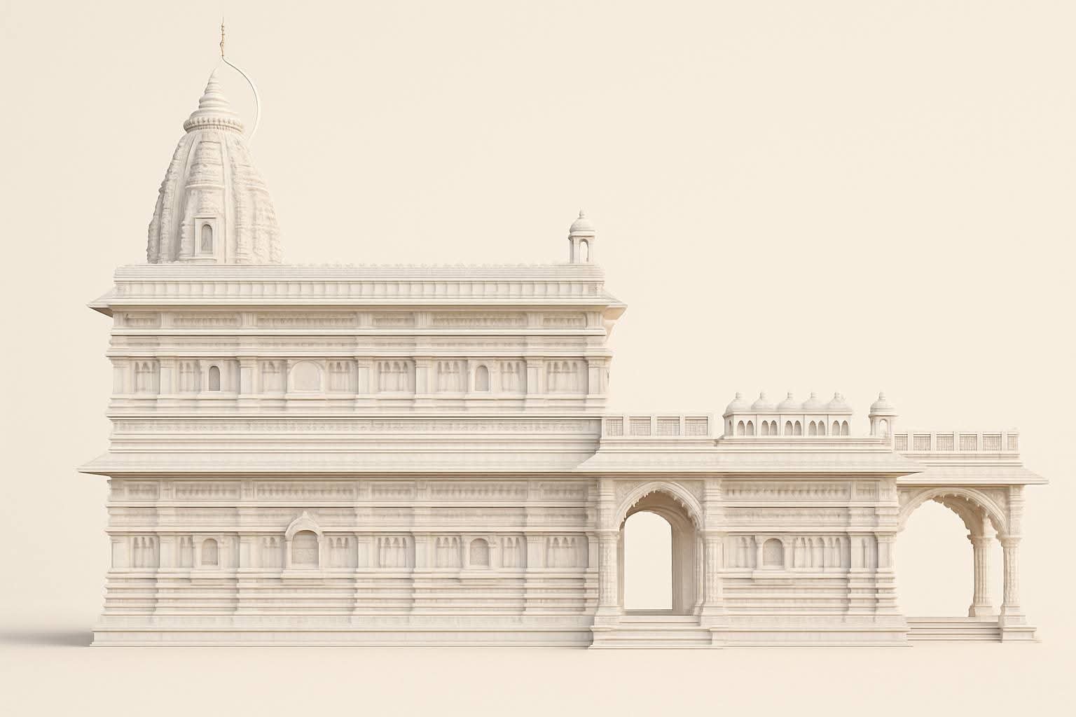 Medium size outdoor Temple