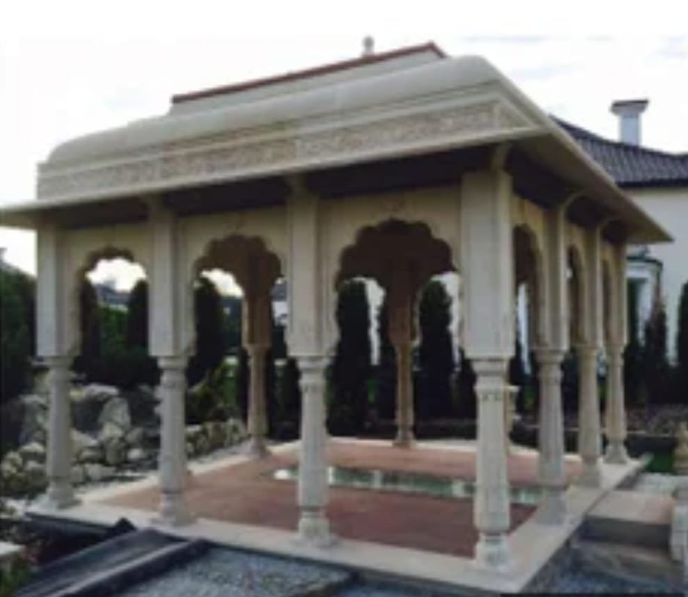 Outdoor Marble Baradari