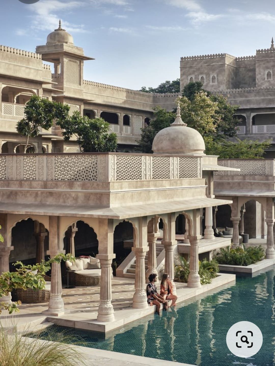 Outdoor Marble Baradari