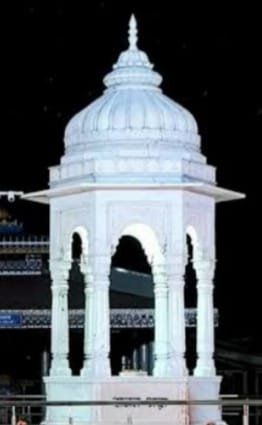 Outdoor Marble Chhatri Temple